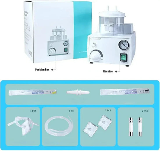 1000ml Portable Veterinary Suction Machine Electric Aspirator Pump