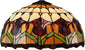 16 Inch Tulip Tiffany Style Stained Glass Lampshade for Table and Floor Lamps