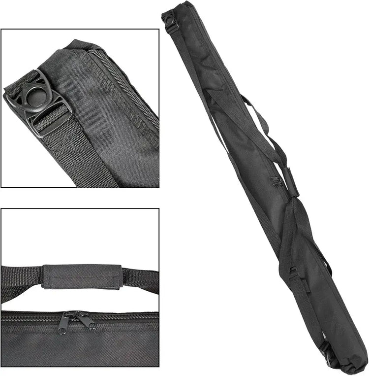 LimoStudio 48 inch Rail Video Stabilization System for DSLR Camera Dolly Track Motion Slider, Tripod Mountable and Carry Bag, Photo Video Studio AGG2574