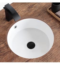 White Ceramic Bathroom Sink