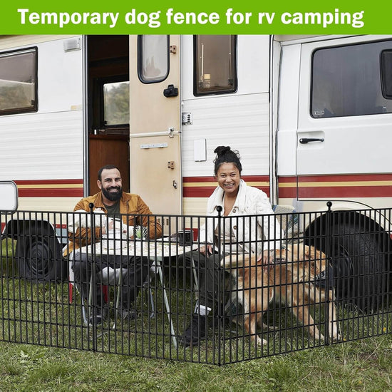 10 Panels No Dig Decorative Outdoor Fence