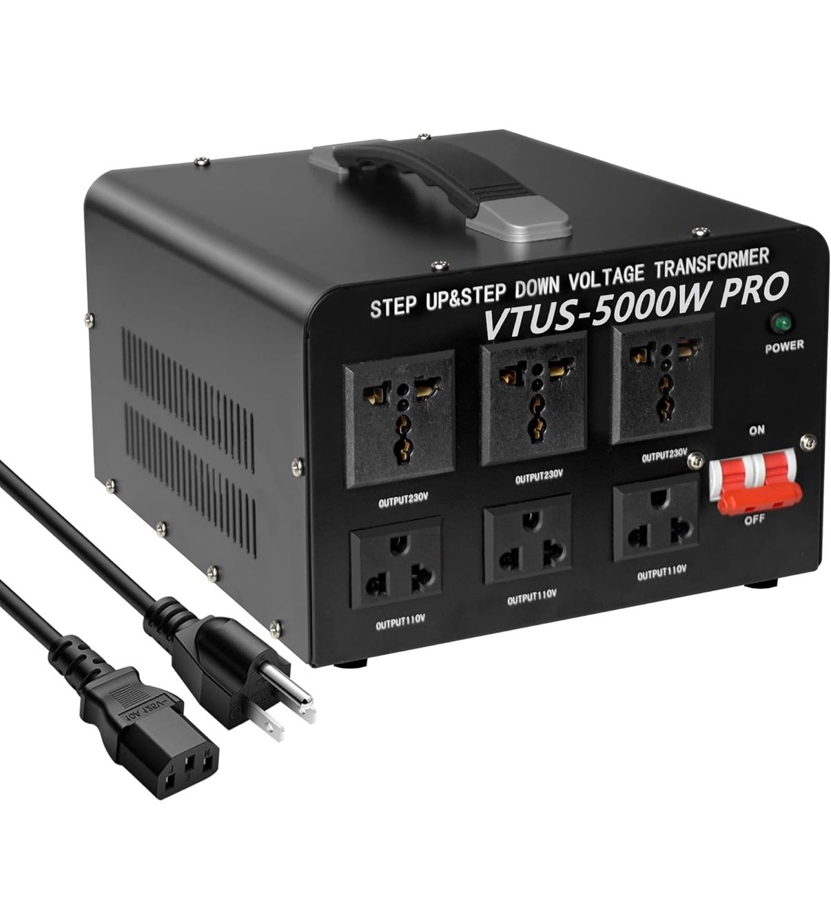 Yinleader Step Up/Down 5000W Transformer