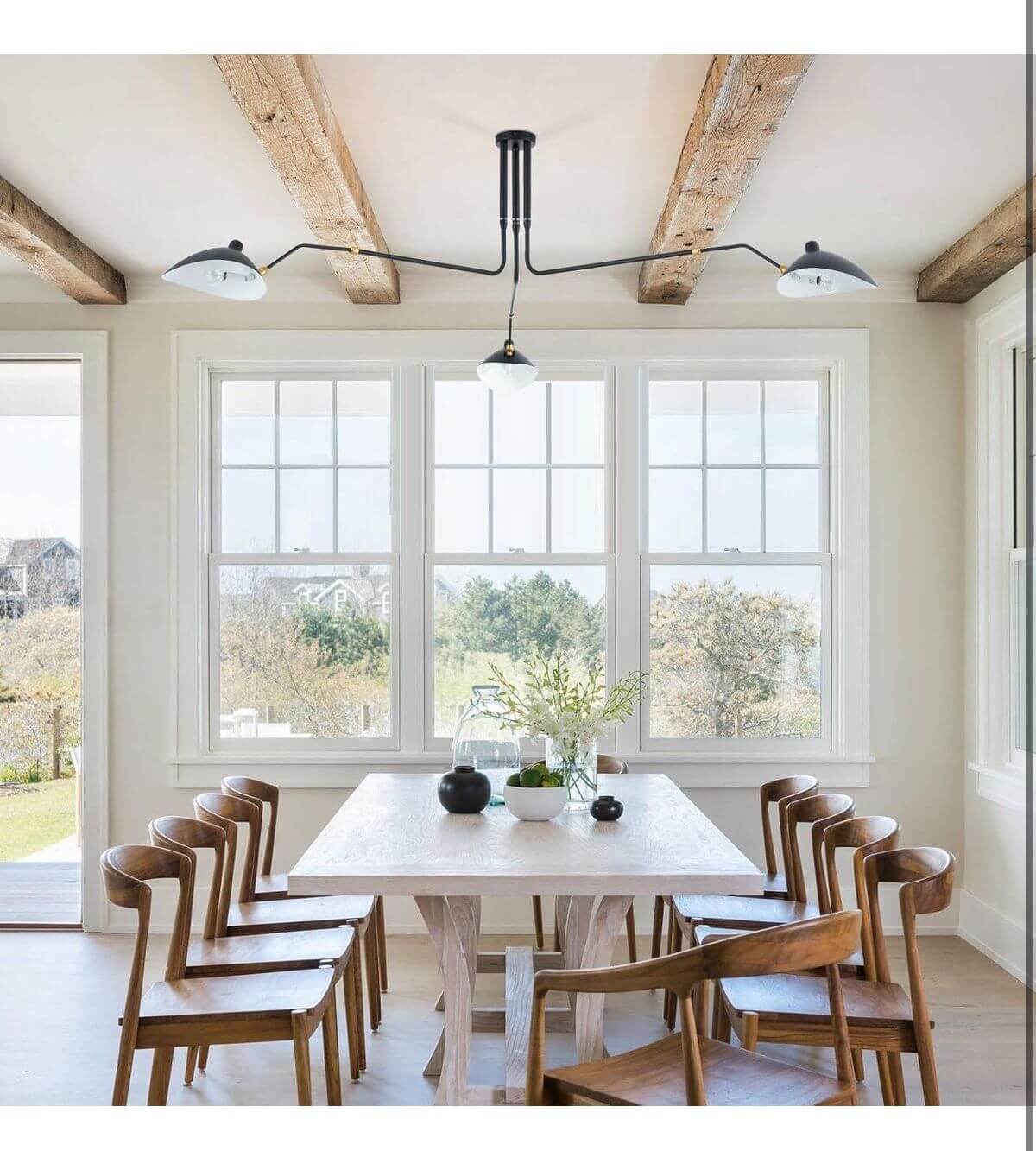 85" Mid Century Chandelier