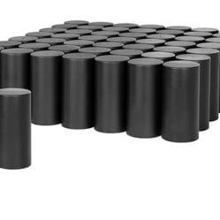 33mm Black Lug Nut Cover Set