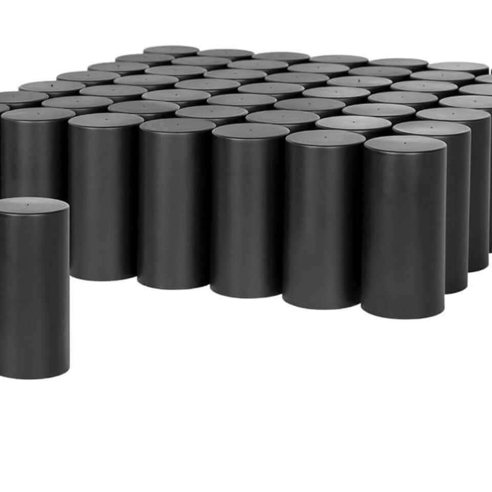 33mm Black Lug Nut Cover Set