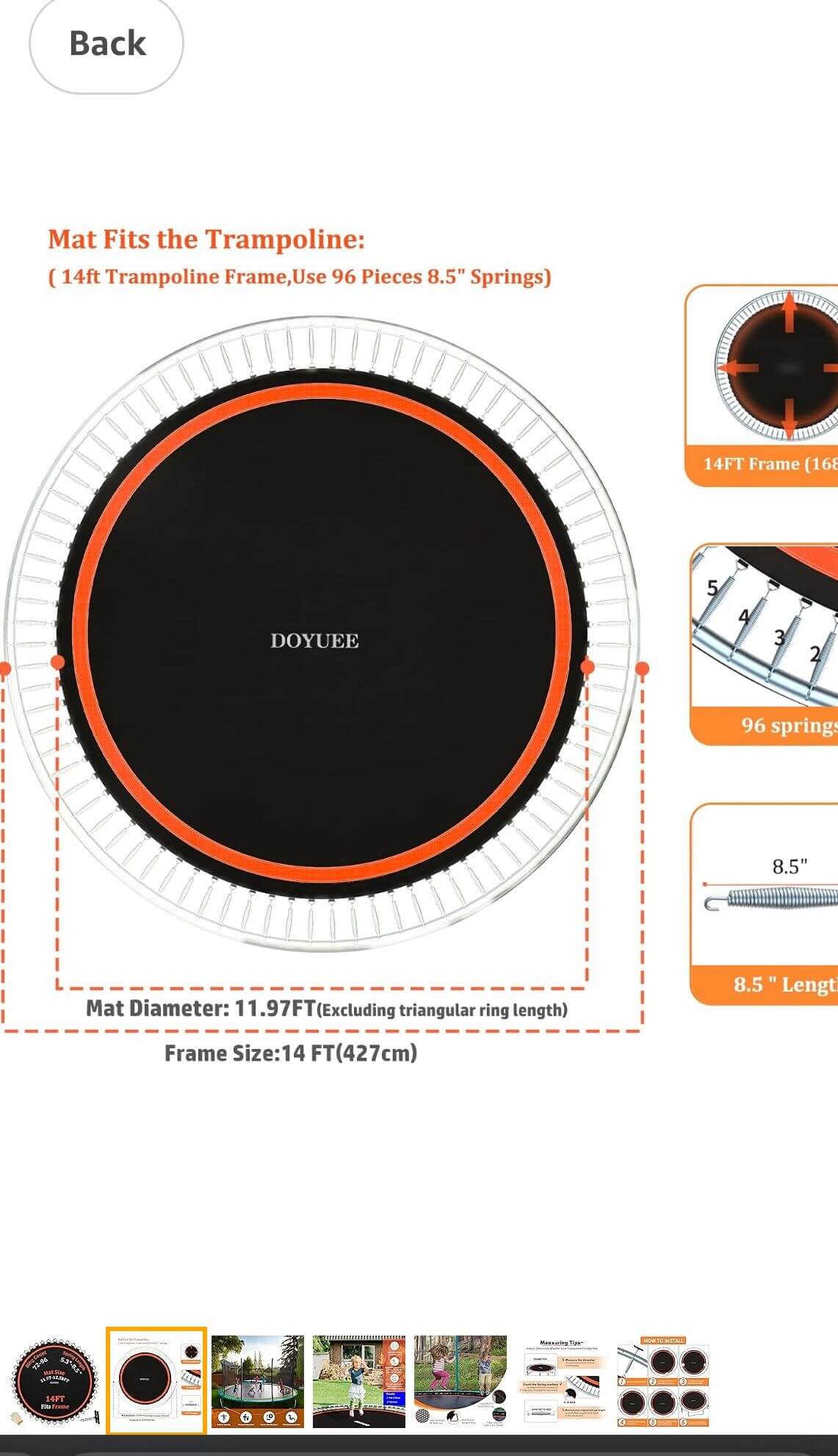 Trampoline Mat Replacement