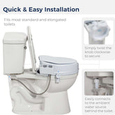 Elevated Toilet Seat Bidet