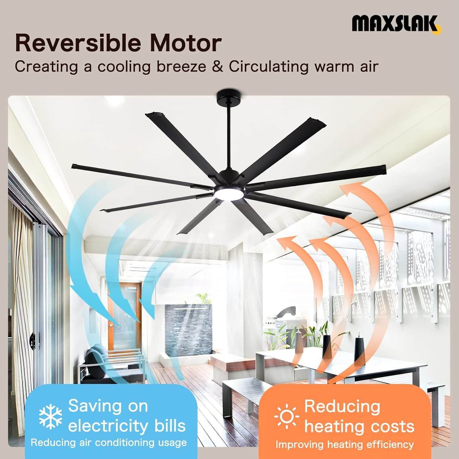 84" Industrial Ceiling Fan