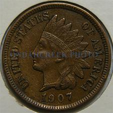 1887 Indian Head Penny Error Coin