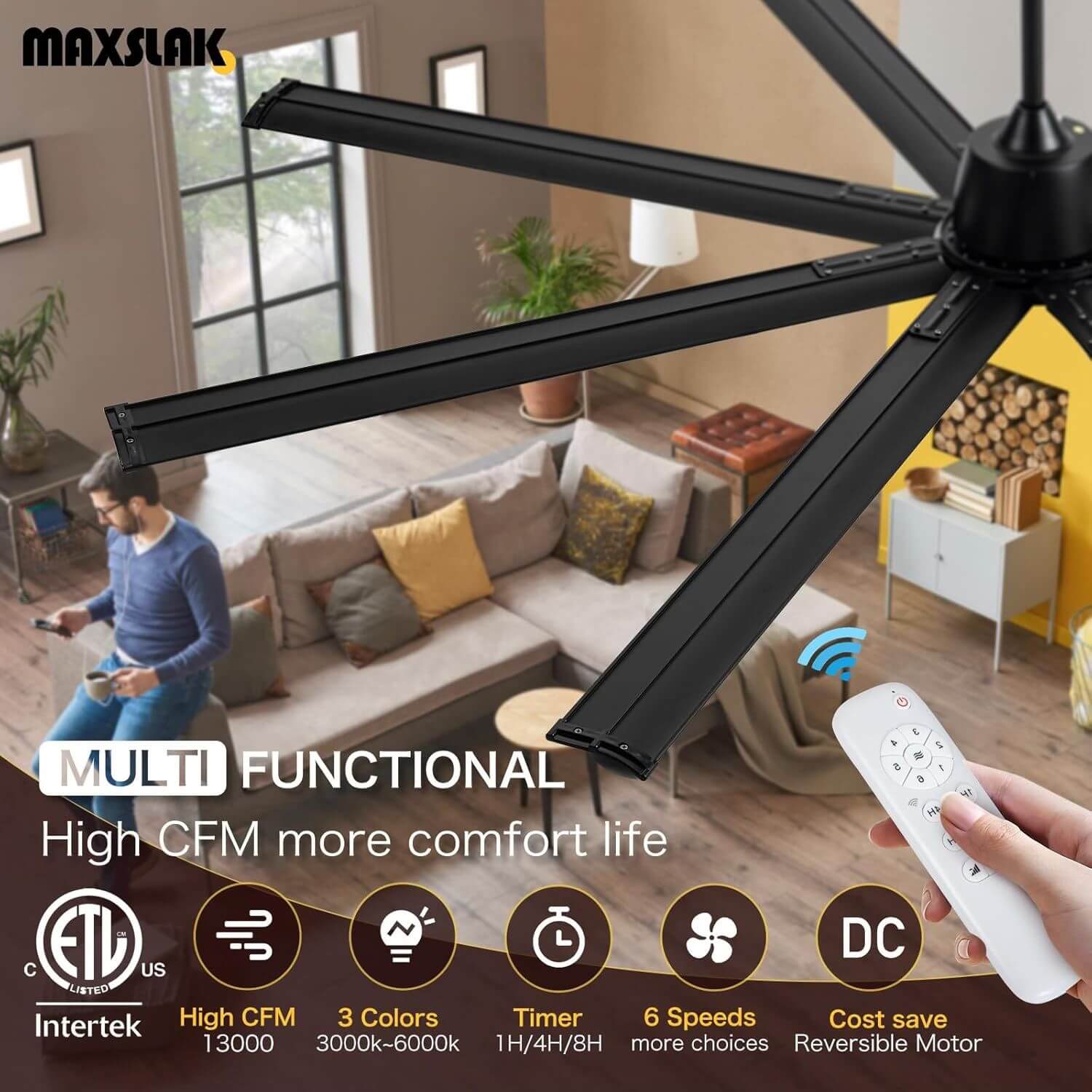 84" Industrial Ceiling Fan