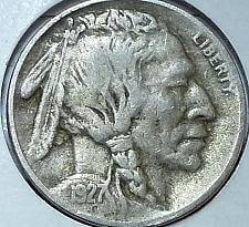 1927 S Indian Head Buffalo Nickel