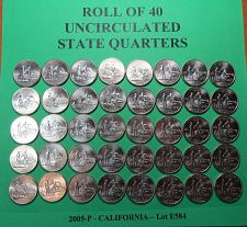 2005 P 50 State Quarters California Die Strike Errors