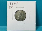 1943 Lincoln Wheat Steel Penny Error