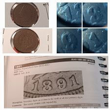 1887 Indian Head Penny Error Coin