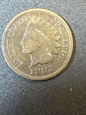 1888 Indian Head Penny 1 Cent 8/7 Variety Error VF