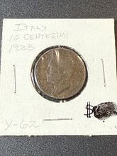 1936 Italy 10 Cents Coin