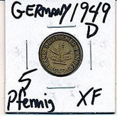 1936 Italy 10 Cents Coin