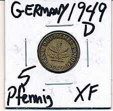 1936 Italy 10 Cents Coin