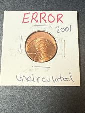 1939 Misaligned Die Error Penny
