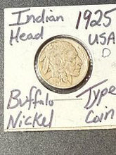 1925 D Indian Head Buffalo Nickel