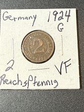 1876 Germany 2 Pfennig Coin