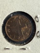 1936 Italy 10 Cents Coin