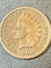 1888 Indian Head Penny 1 Cent 8/7 Variety Error VF