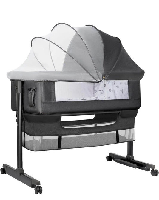 Baby Dark Gray Bassinet Bed