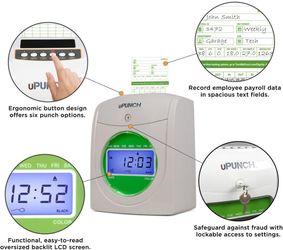 uPunch HN1500 Time Clock Bundle