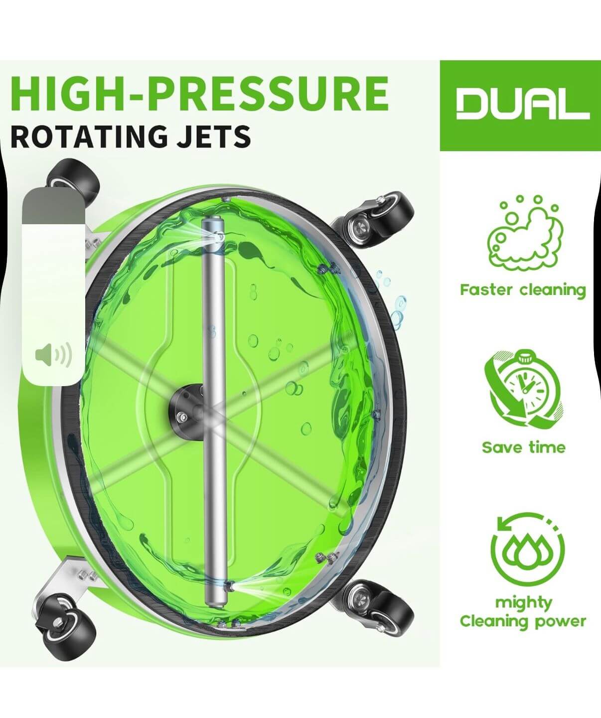 16.5" Pressure Washer Surface