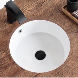White Ceramic Bathroom Sink