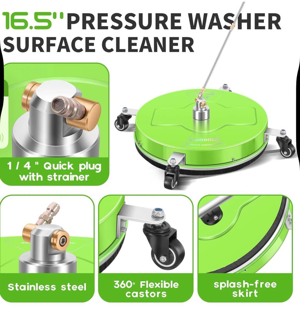 16.5" Pressure Washer Surface