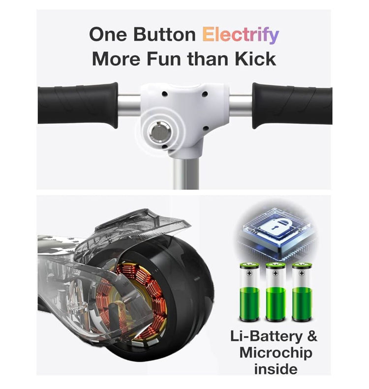 Electric Scooter for Kids Ages 2-9