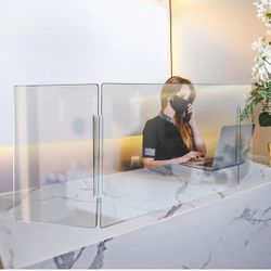 Portable Plexiglass Sneeze Guard