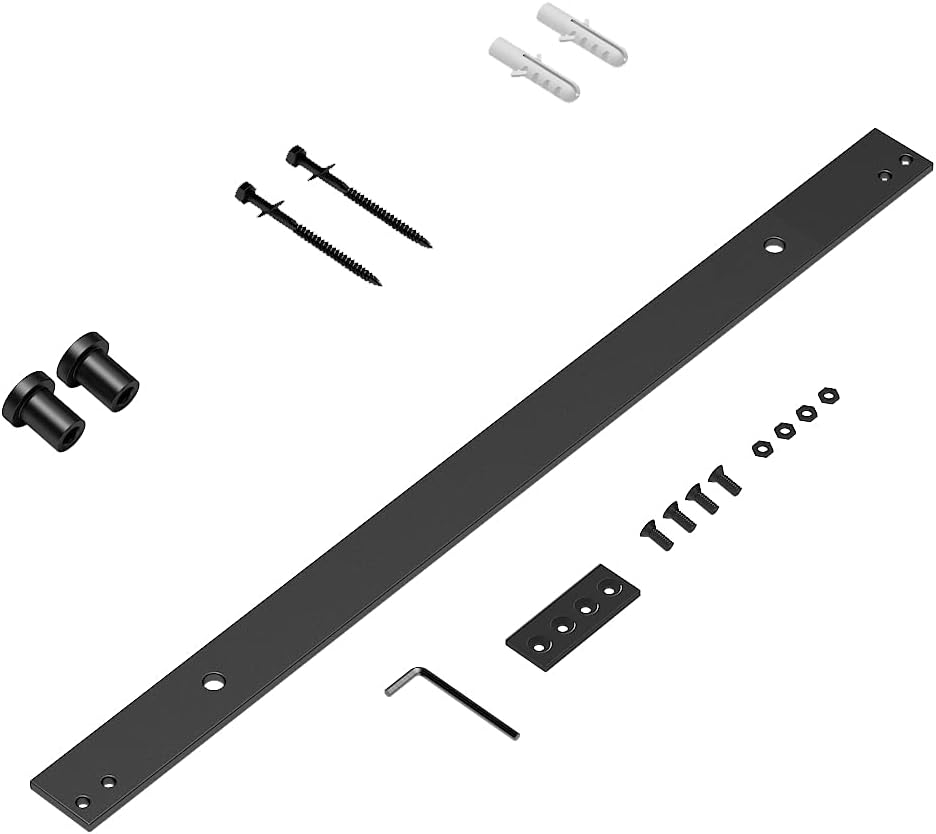 2ft Black Barn Door Track