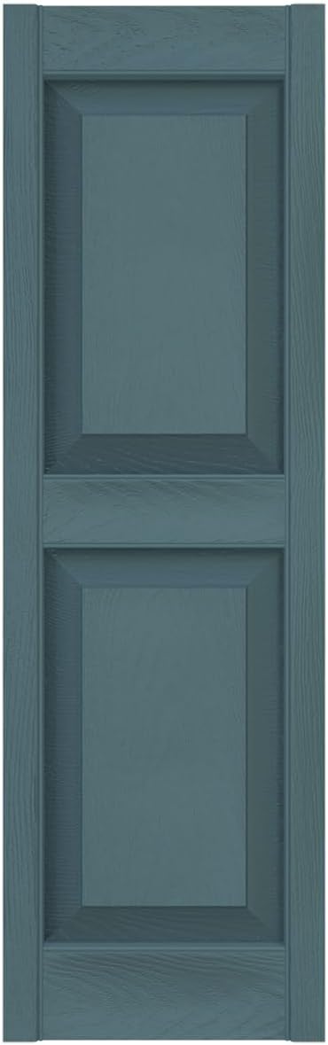 Raised Panel Vinyl Shutters