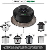 7-in-1 Air Fryer Lid for Instant Pot, Pressure Cooker Attachment & Accessory