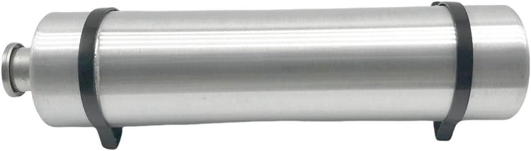 Universal Vertical Spun Aluminum Fuel Tank 2.6 Gallon with Bracket for Vehicles