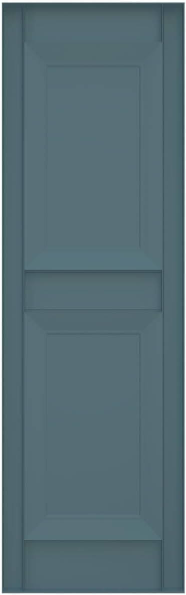 Raised Panel Vinyl Shutters