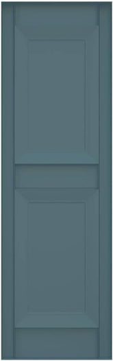 Raised Panel Vinyl Shutters