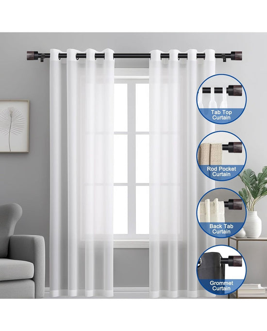 Adjustable Window Curtain Rod