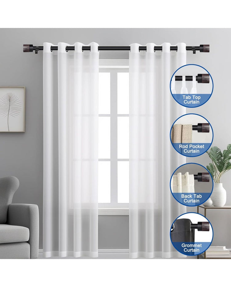 Adjustable Window Curtain Rod