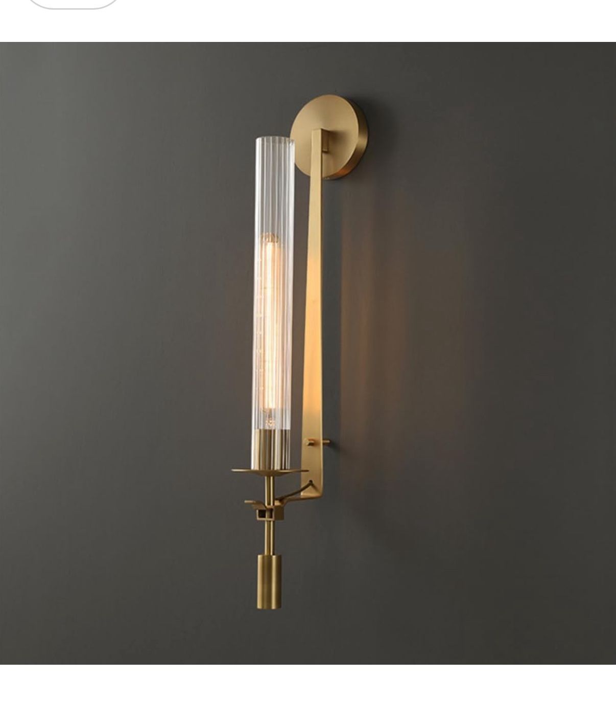Brass Wall Light Fixture