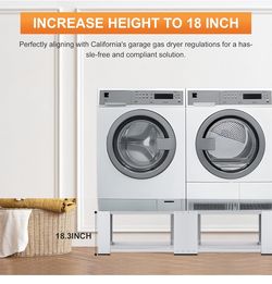 Laundry Pedestal for Washer and Dryer