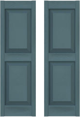 Raised Panel Vinyl Shutters