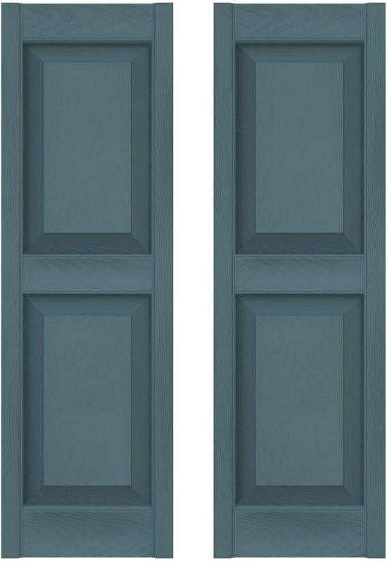Raised Panel Vinyl Shutters