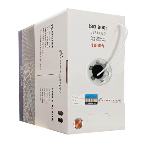 Cat6 1000ft Plenum Ethernet Cable