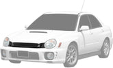 Piano Black Aluminum Mesh Grille