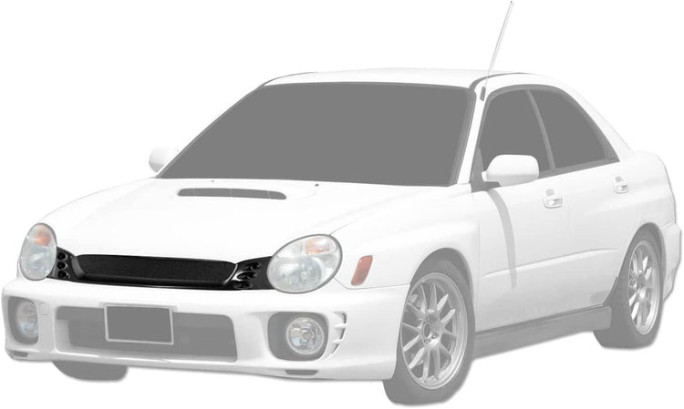 Piano Black Aluminum Mesh Grille
