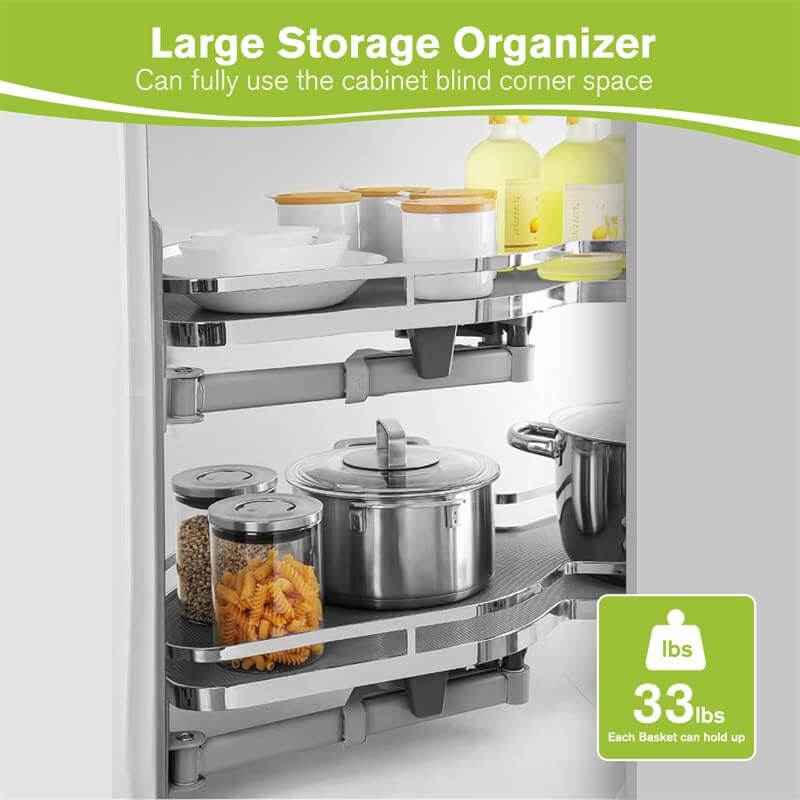 Blind Corner Cabinet Soft Close Organizer